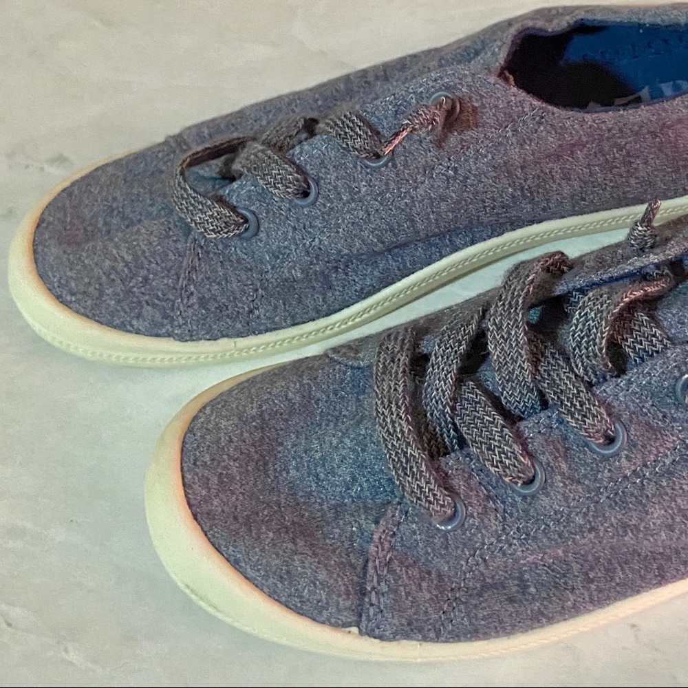Denim Blue Mad Love Slip-On Sneakers